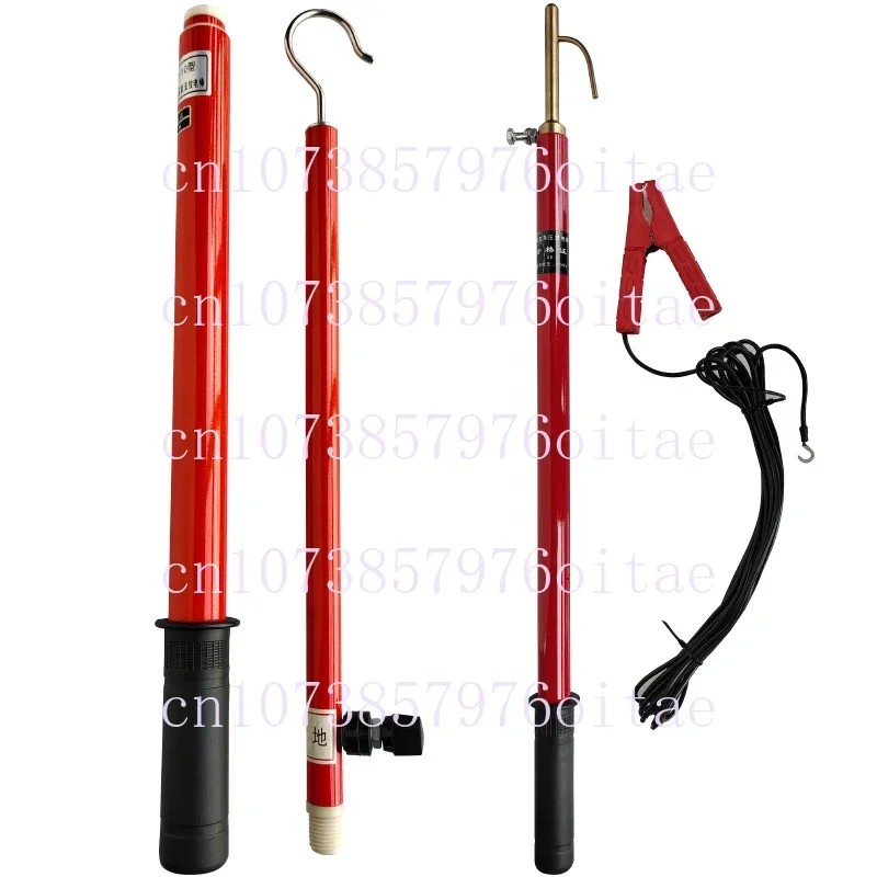 10Kv-500kv High Voltage Discharge Rod Direct Resistance Discharge Value Dual-purpose Insulated Rod Telescopic Discharge Pen