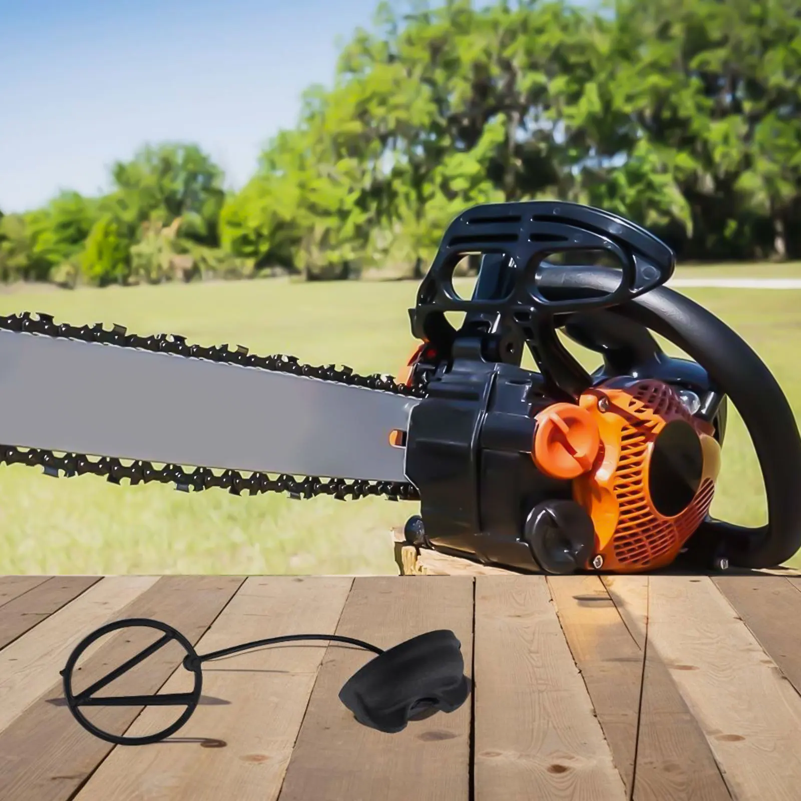 Chainsaw Oil Cap with Retainer Fits CS 271T CS 310 CS 330T Models for Enhanced Oiler Functionality and Support