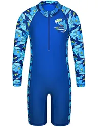 BAOHULU costume da bagno per bambini a maniche lunghe con pantaloni costumi da bagno per bambini UPF50 + protezione solare Rash Guard costume da surf costume da bagno estivo