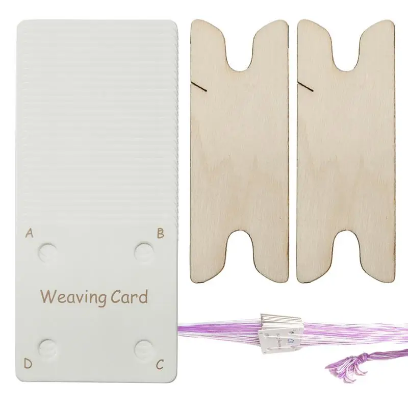 Tablet Handmade Weaving Cards Handmade Weaving Cards DIY Weaving Board And Tools Set For Beginners And Experts