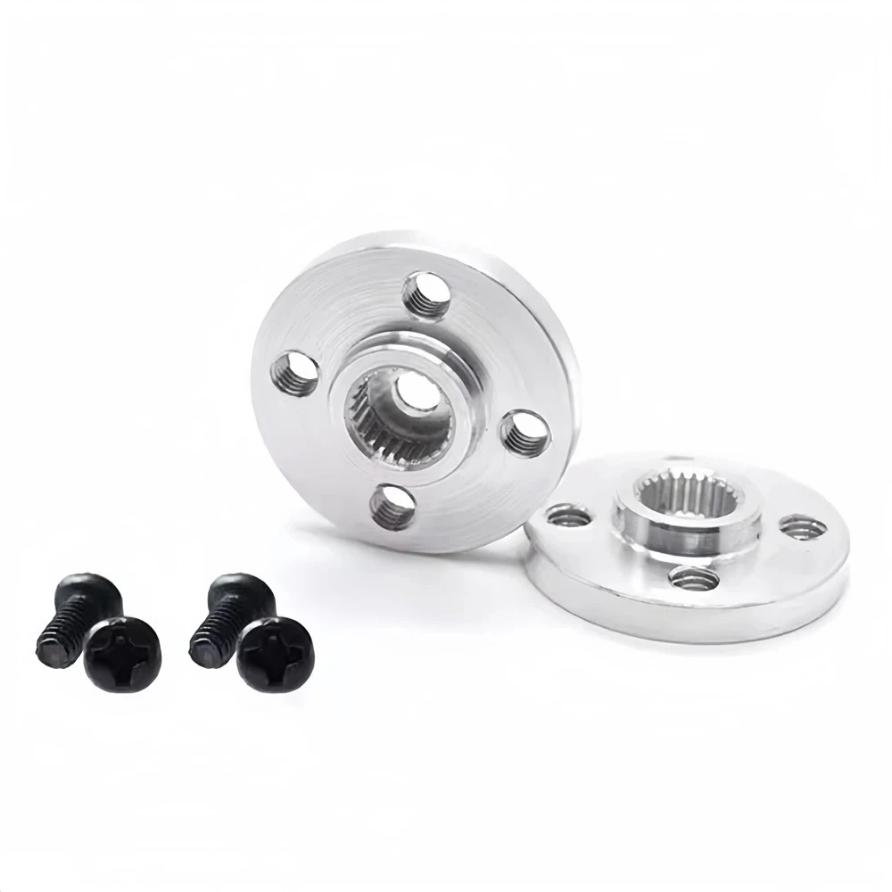 5PCS/10PCS Small Round Disc 25T Servo Arm Round Type Disc Matal Horns For MG995 MG996R MG945 MG995 MG946 Rc Servos ACE Robot