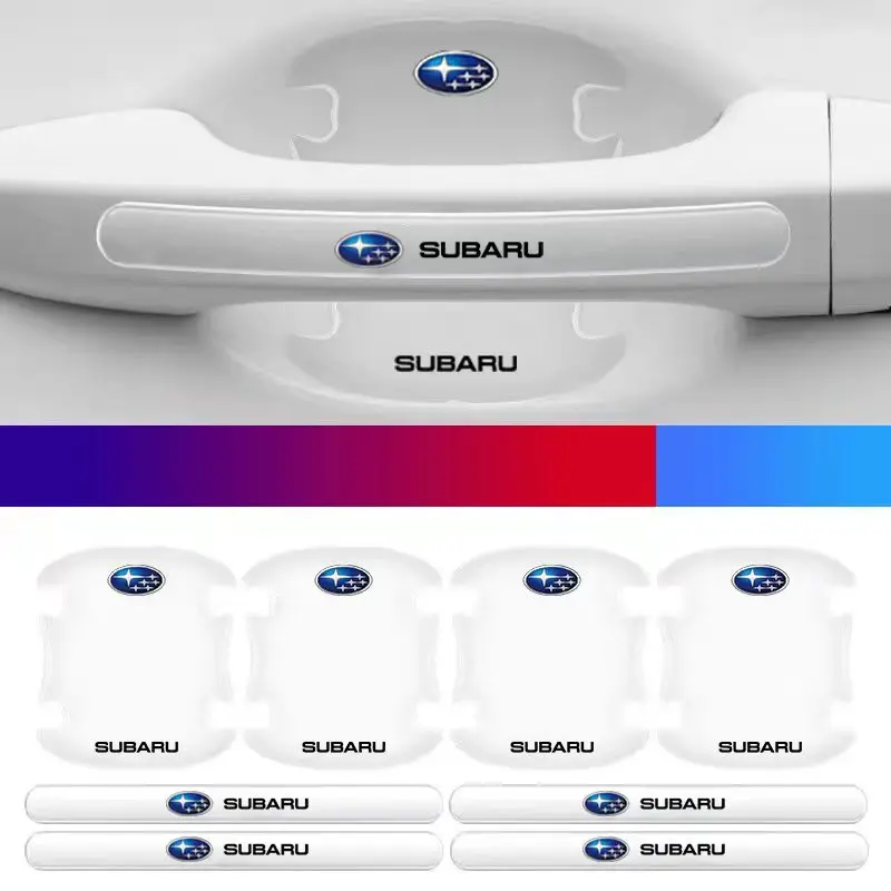 سيارة ملصقا مقبض باب السيارة السلطانية الخدوش حامي شفاف ل Volkswagen VW بولو جولف باسات جيتا بيتل تيغوان شيروكو #1