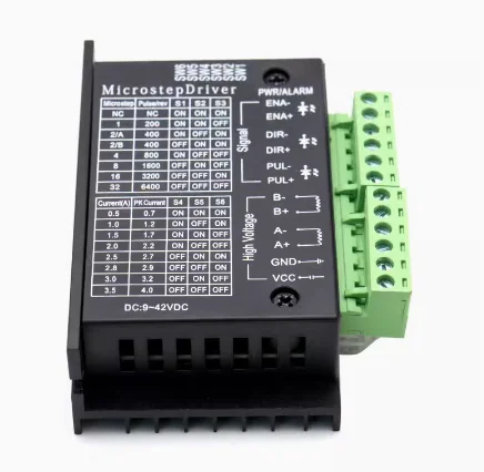 Imagem -02 - Stepper Motor Driver Controller Nova Versão Atualizada do The 42 57 86 4.0a 942vdc Ttl 16-step Cnc Tb6600