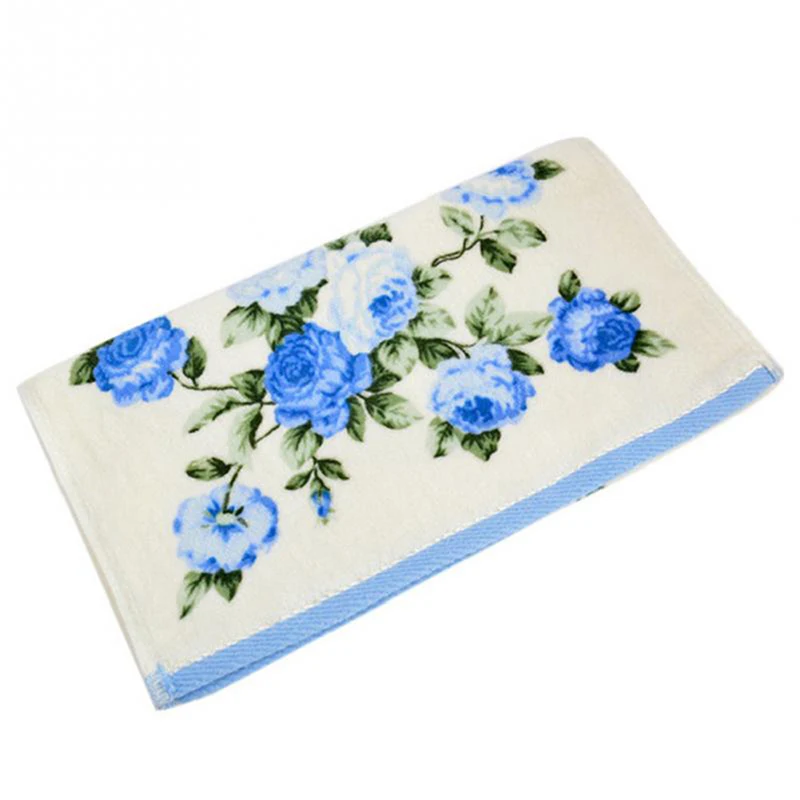 Soft Peony Flower Printing Towels Quick Dry Bathroom Towels Face Cloth Home Textile Hotel Supplies 2022 New