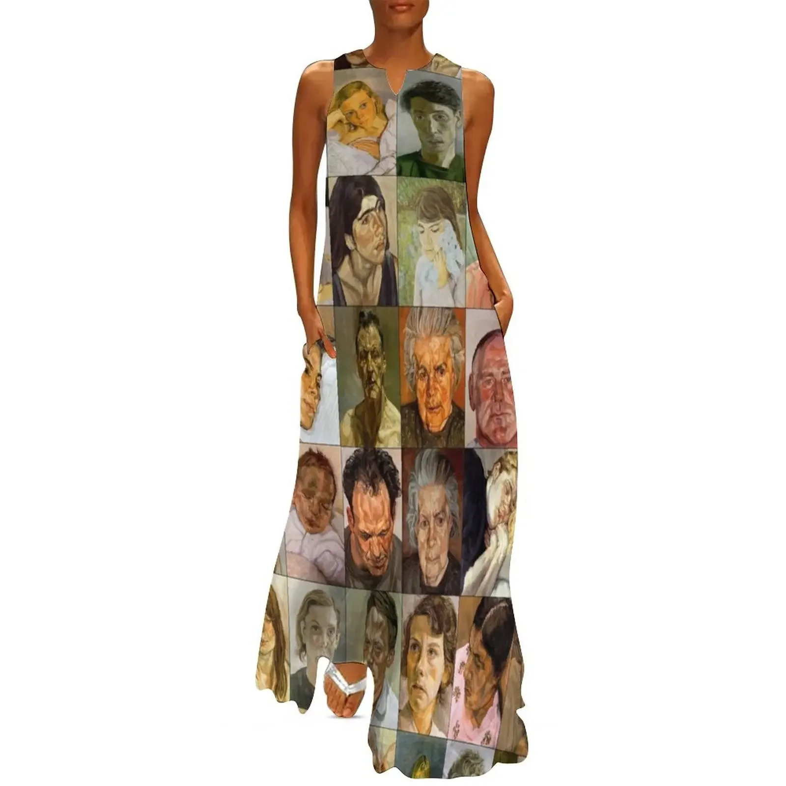 

Lucian Freud Long Dress dress evening dresses ladies evening dress Aesthetic clothing