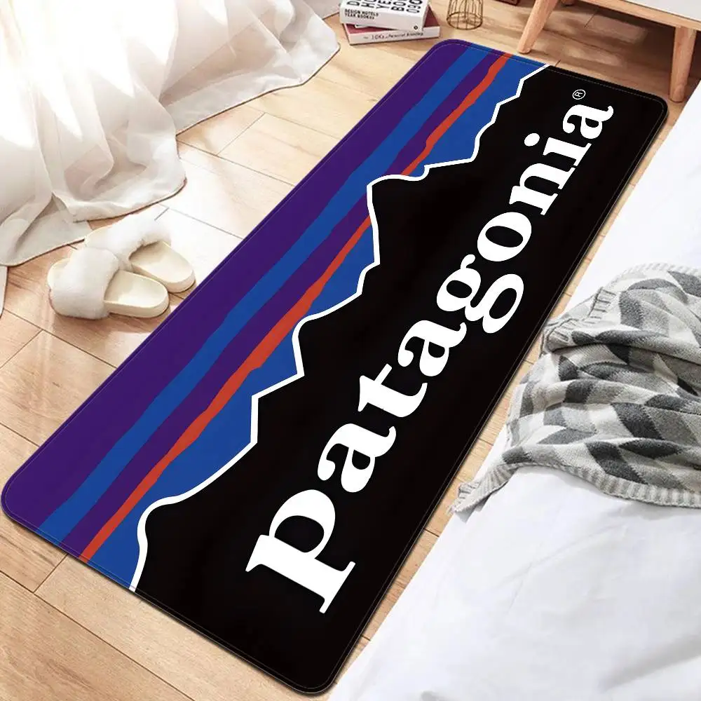 Alfombra de suelo de la marca P-Patagonia, estilo INS, suave, para dormitorio, lavandería, antideslizante, para la zona junto a la cama.