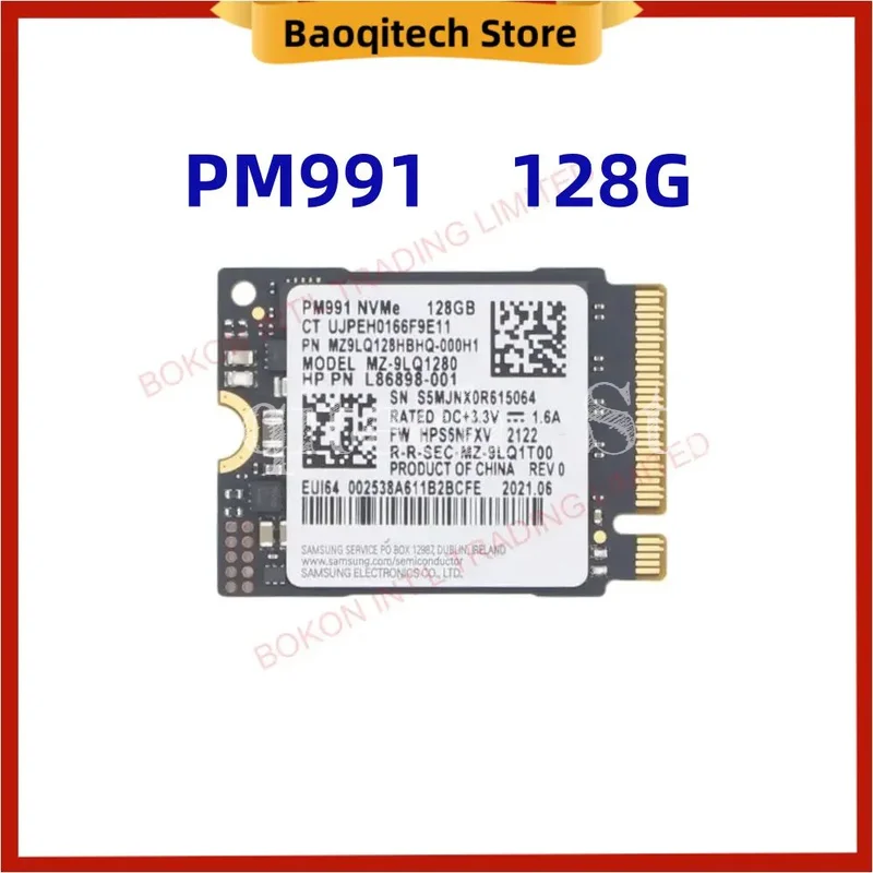 New PM991 128G SSD 2230 Volume Internal Solid State Drive PCIe PCIe 3.0x4 For Samsung Microsoft Surface Pro X Laptop 3