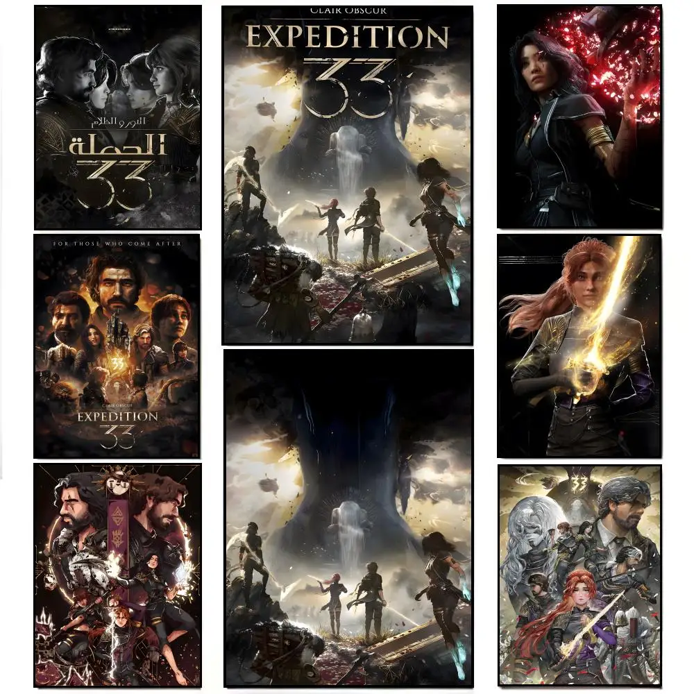 E-Expedition Team 33 Poster Poster HD  Waterproof Wall Sticker Bar Living Room Decor Gift