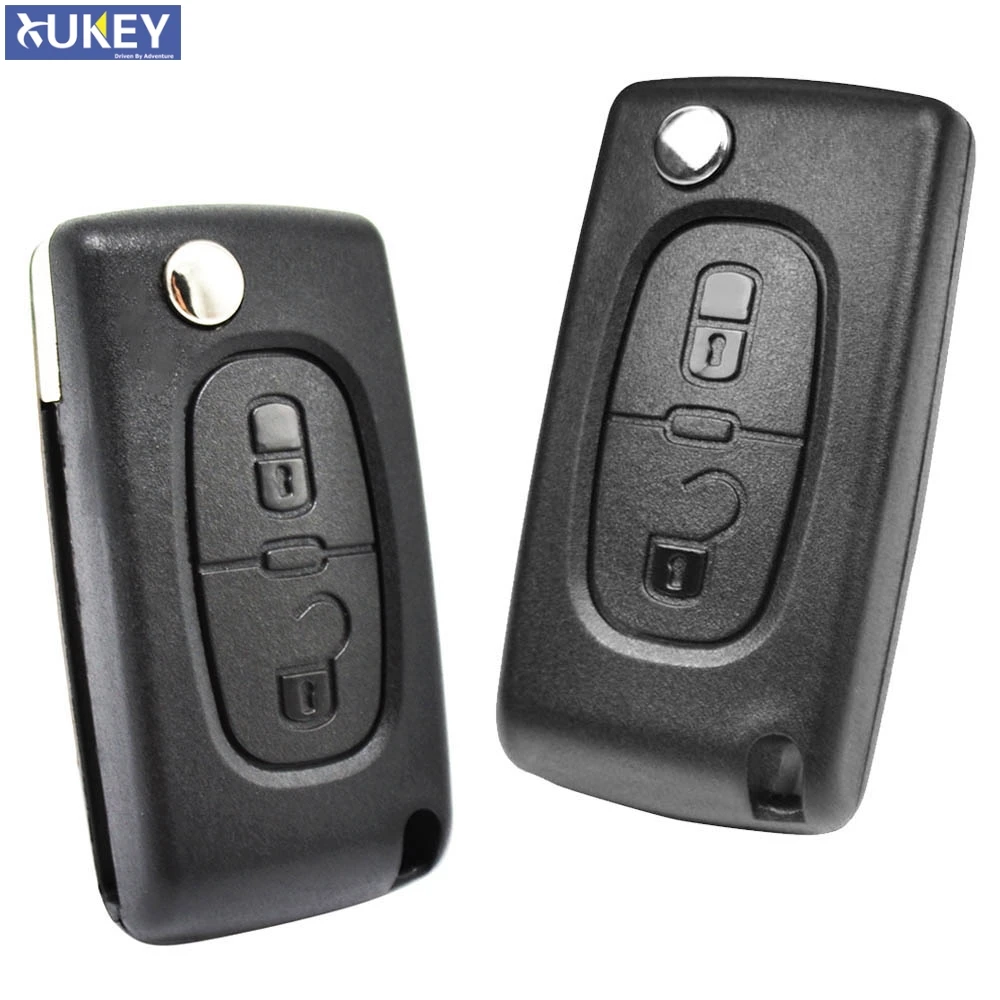 Peugeot 308 207 307 3008 5008 807 Citroen C2 C3 C4 C5 C6 C8 Araba Anahtarı Uzaktan Çevirme Anahtar Kabuk Durumda 2 Düğmeler CE0523 CE0536