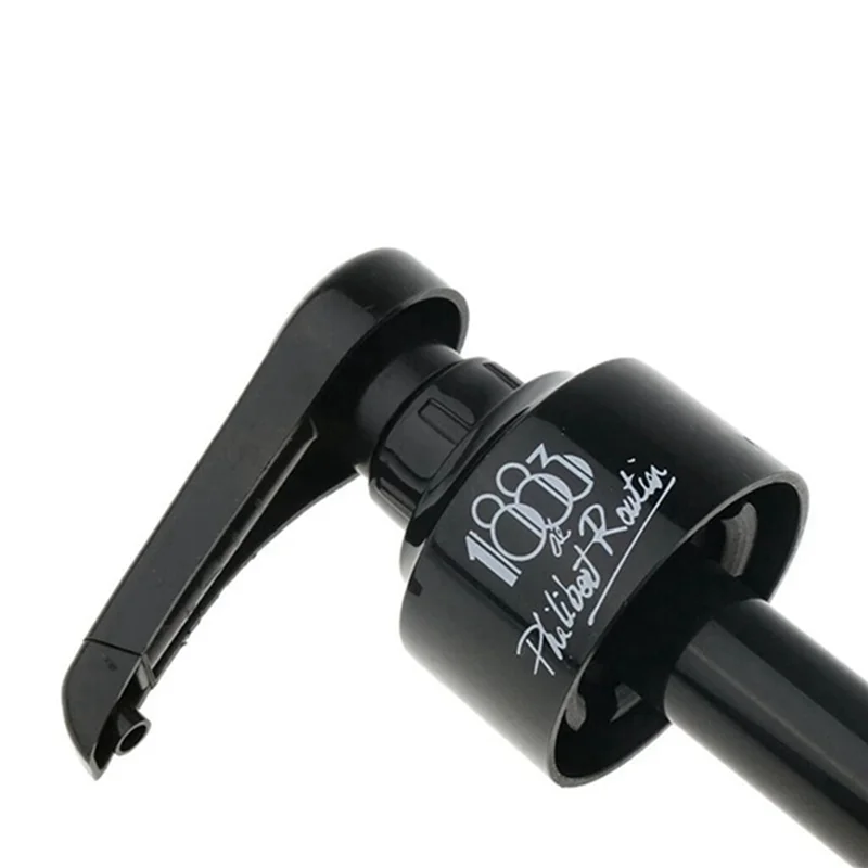 ABBK-10 팩 커피 디스펜서 시럽 펌프 Monin 시럽 스노우 콘 향료 및 기타 용 검정색 액체 디스펜서, 10ML