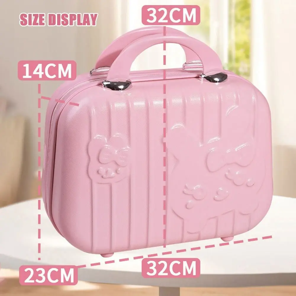 Pink Study Stationery Set Large Capacity Suitcase Creative Pen Bag Notebook Stickers Sharpener Stationery Gift Pack Students