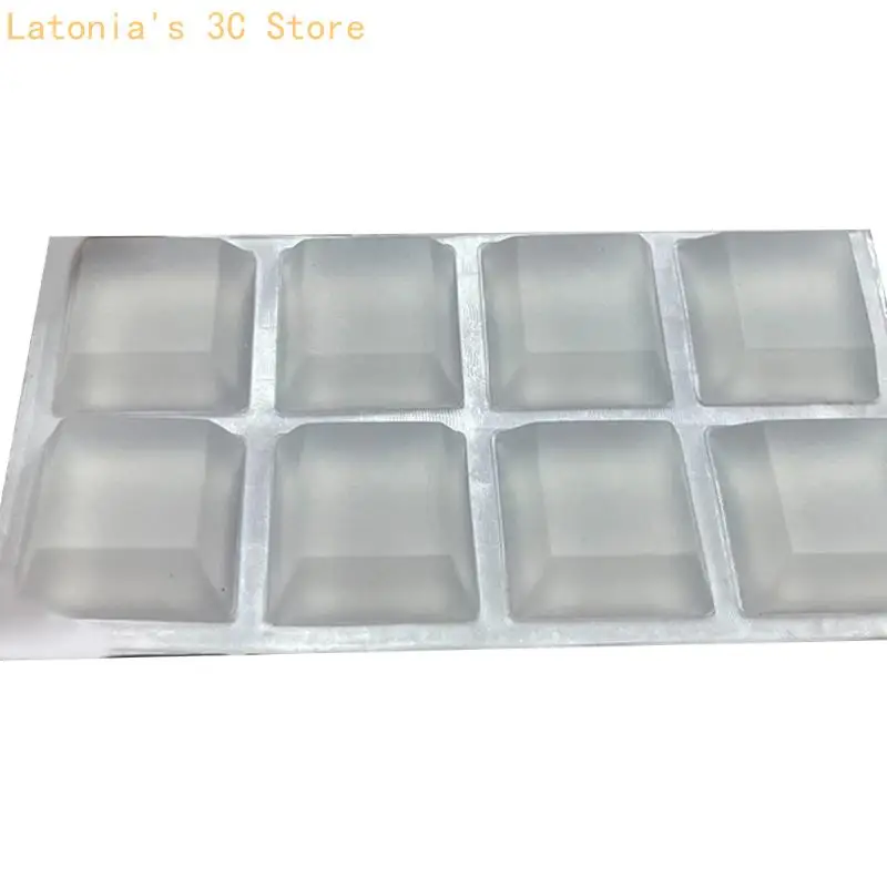 8Pcs Trapez Schnell Montieren Silikon Vibration Dämpfung Füße Pad Für Lautsprecher Verstärker Rack Montieren X3UB – Detail 2