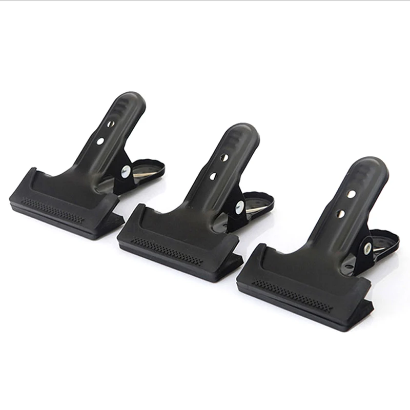 Photography Metal Clip Background Support Clamps with Rubber Protective Sleeve Photo Studio Backdrop Bracket Holder