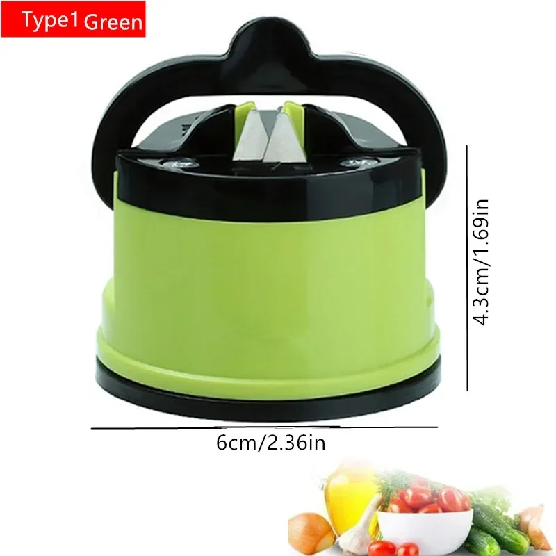 1Pcs Sharpening Tool Easy and Safe To Sharpens Kitchen Chef Knife Damascus Knife Sharpener Suction,Household Hand Tool