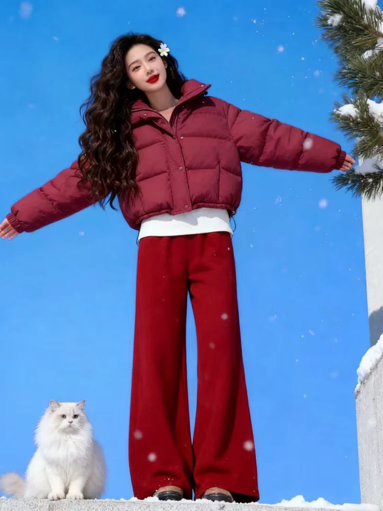 

Женское зимнее повседневное теплое пальто из хлопка с капюшоном Thiened, высококачественное пальто свободного покроя в Корейском стиле