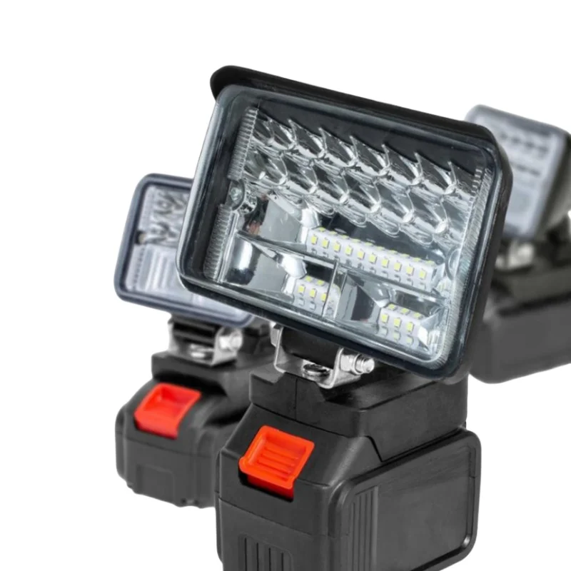 Imagem -05 - Luz de Trabalho Led para Makita 18v Li-ion Battery Lanterna Portátil Emergência Flood Lamp Camping Lamp Praticidade Apenas Luz 4