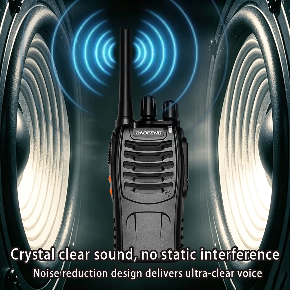 Baofeng BF 88E Upgrade BF888S PMR446 Walkie Talkie with 1500mAh Battery VOX Handsfree EU Legal License Free Handheld Radio