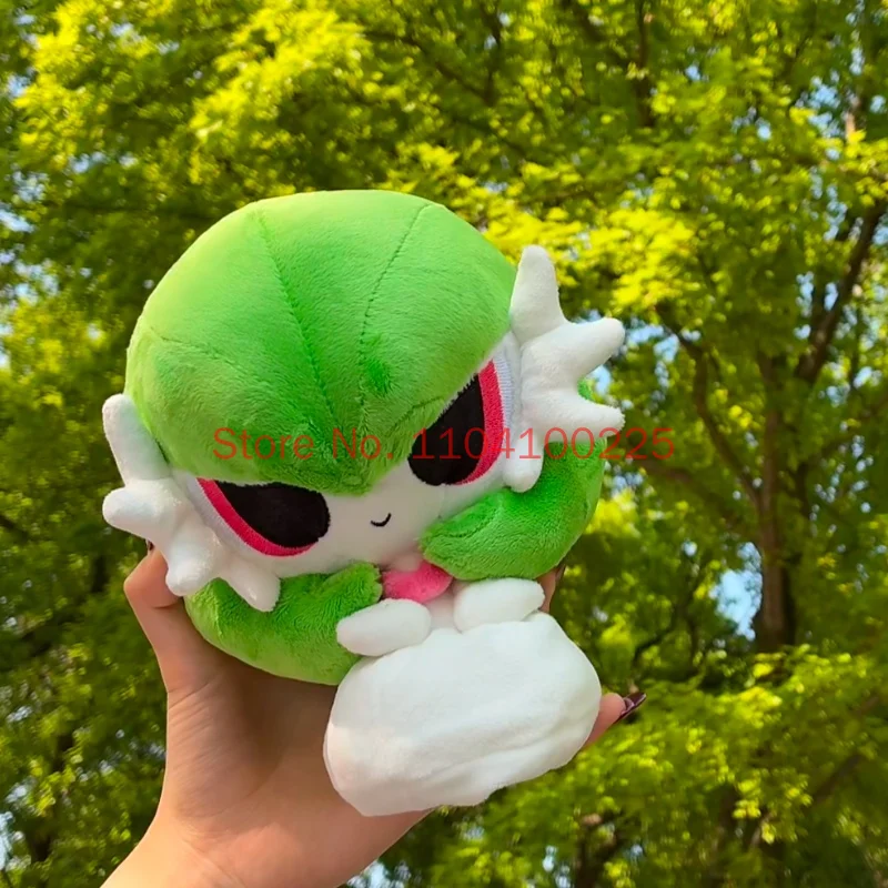 

Anime Peripherals Maid Outfit Gardevoir Figure Cute Round Plush Gardevoir Figurine Model Plush Decoration Collection Toys Gifts