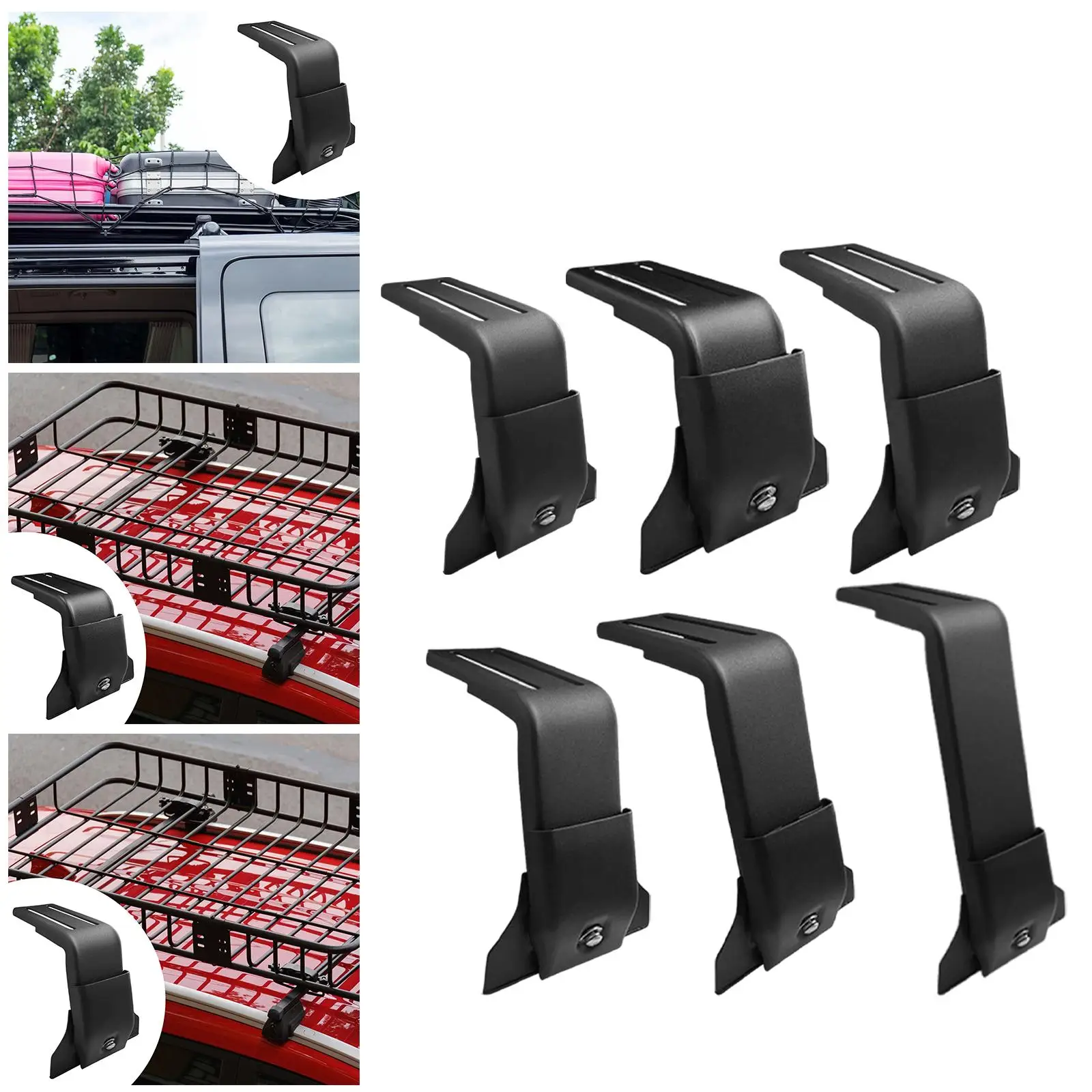 

Universal Roof Rack Bracket Accessory Carbon Steel Rain Gutter Mount for Car Roof Storage and Luggage Support System