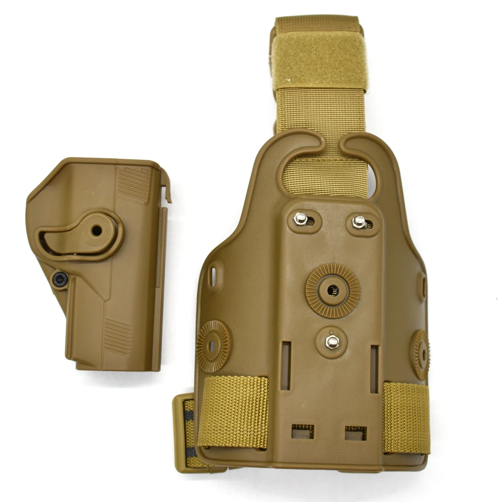 Tactical leg holster platform thigh holster adapter SIG P226, USP, Glock 17&Beretta 92 hunting pistol holster holder