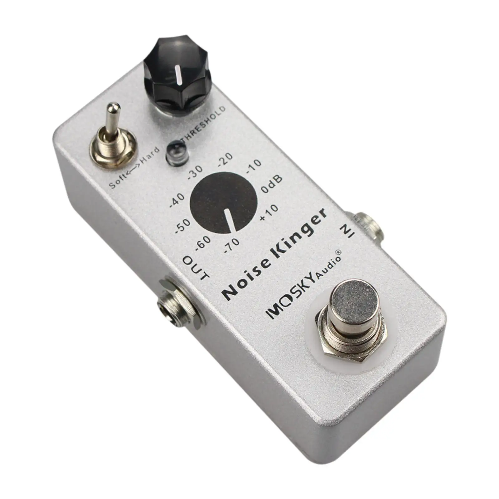 Noise Gate Noise Suppression Pedal Parts Accessory Electric Guitar Accessories with Adjustment Knob Guitar Noise Reduction