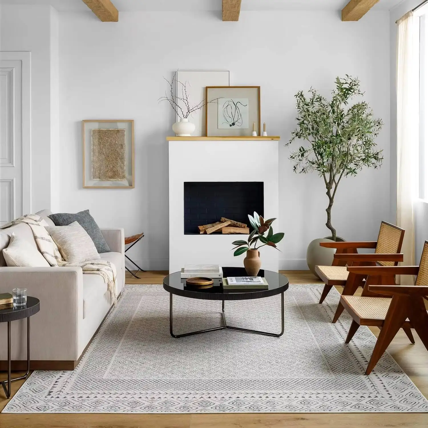 

Коврик Livabliss Melodie Boho Farmhouse, 9 x 12 футов, 4 дюйма, бежевый