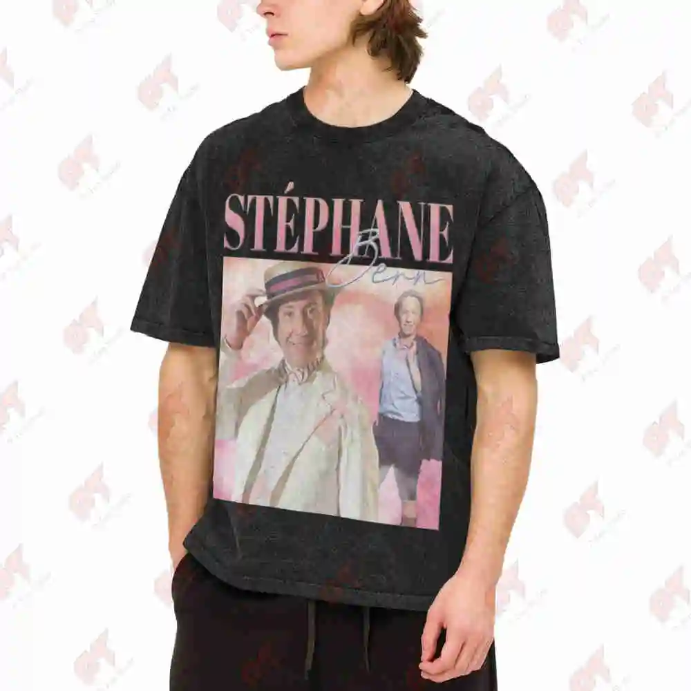 Stephane Bern Vintage 90s Vintage Washed Tee Pure Cotton T-Shirt