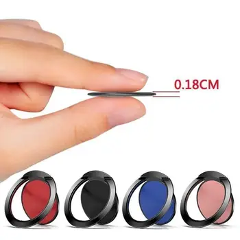 Ultra tenký držák na prsten na prst, kovový univerzální 360° otočný stojan na telefon 10 nejlepší prodej telefon zvoní - №7