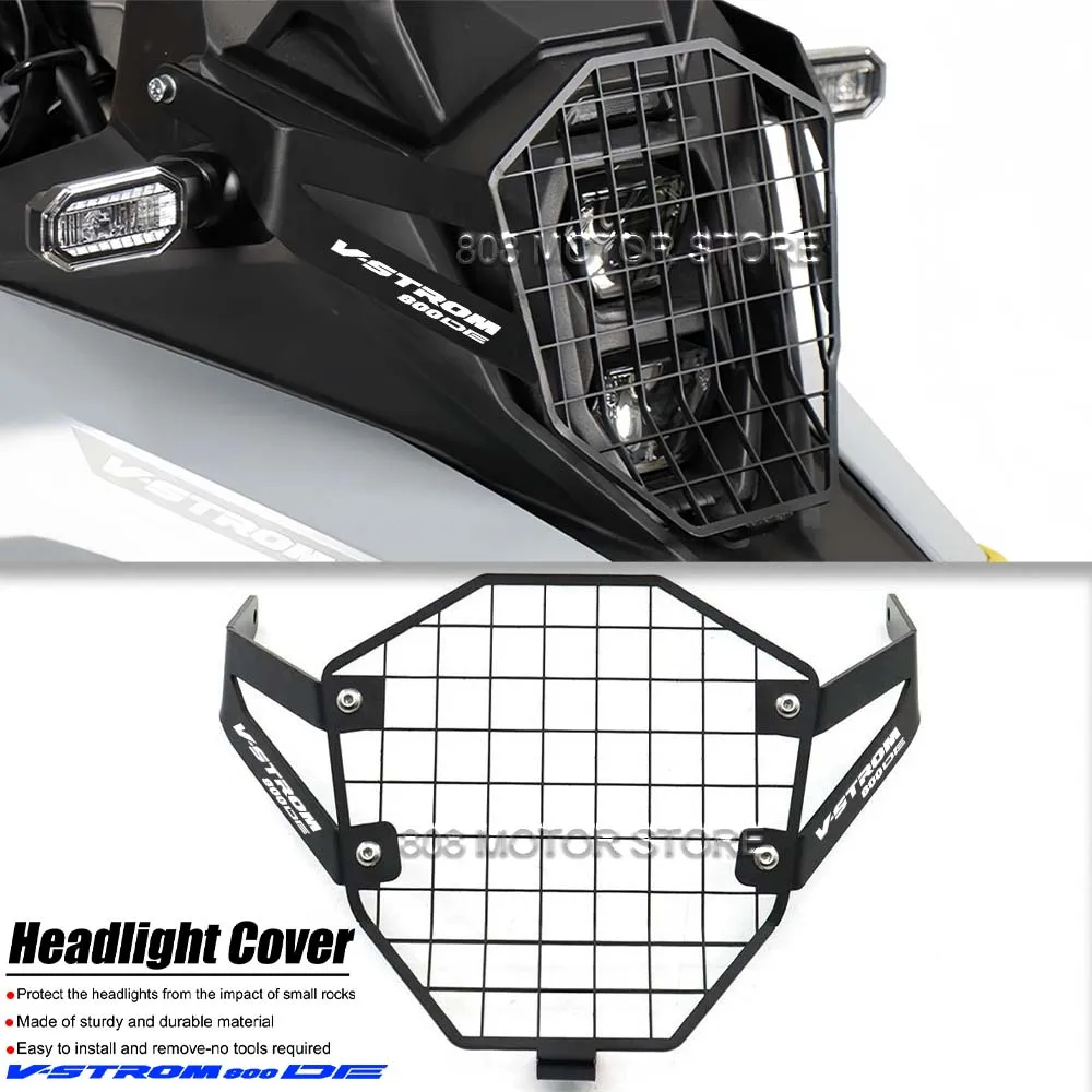 

For V-strom 800de vstrom 800de 23-24 Motorcycle Accessories CNC Headlight Guard Cover Protector