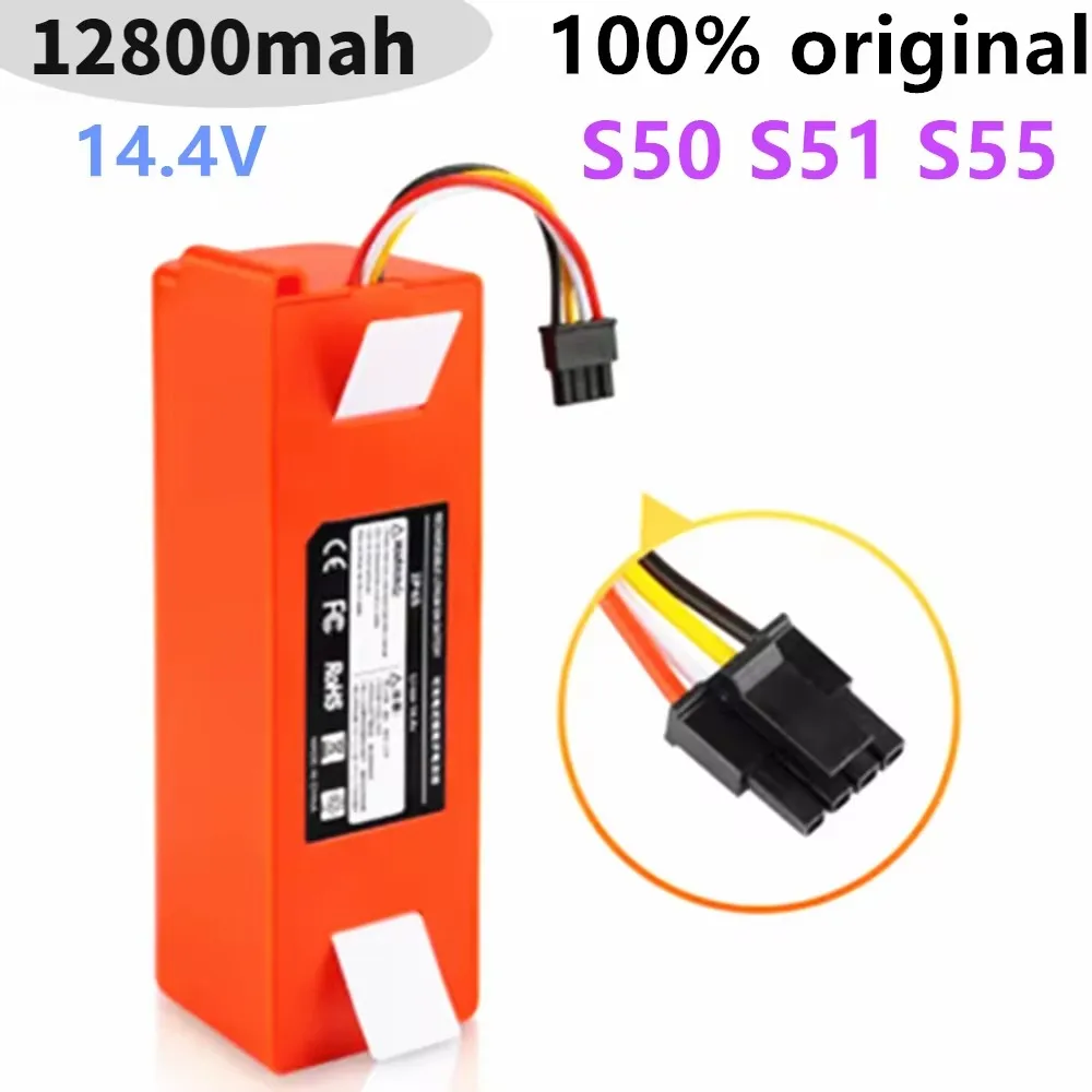 

14.4V Li-ion Battery Original Robotic Vacuum Cleaner Replacement Battery for Mi Robot Roborock S50 S51 S55 Accessory Spare