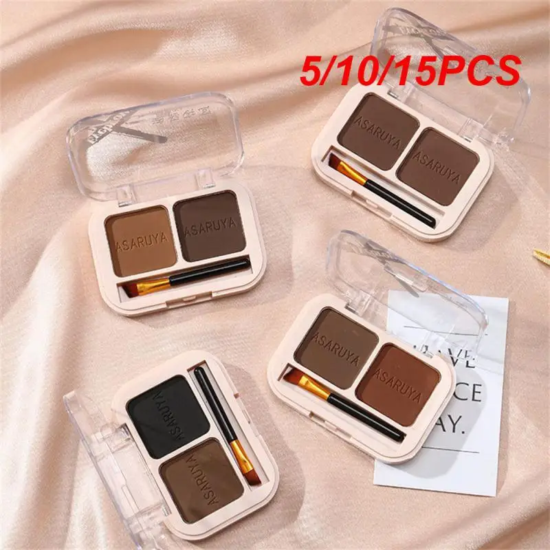 

5/10/15PCS Long-lasting Eyebrow Makeup Look Natural Natural Eyebrow Powder Cosmetics Natural Makeup Enhanced Nose Contour Stereo