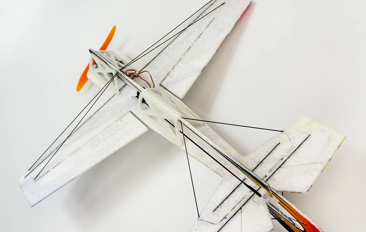 DW Hobby 451mm Mini 3D EPP/PP Bausatz – 17,8 Zoll F3P Indoor Acro DIY Schaumstoff-Flugzeug – Detail 17