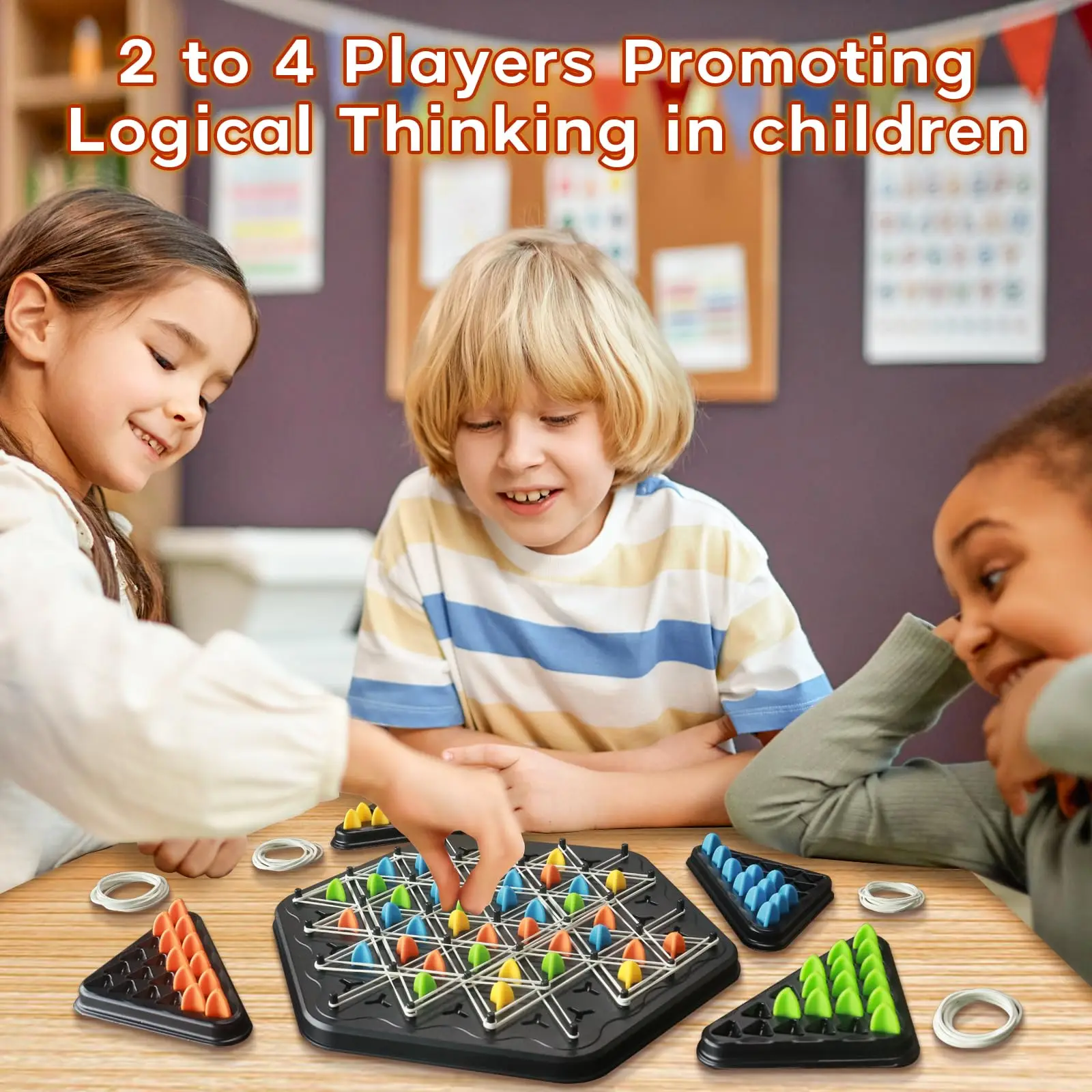 STEM Puzzle Toys para niños de 3 años en adelante, juego de disparos - Juego de mesa de estrategia familiar (2 jugadores)