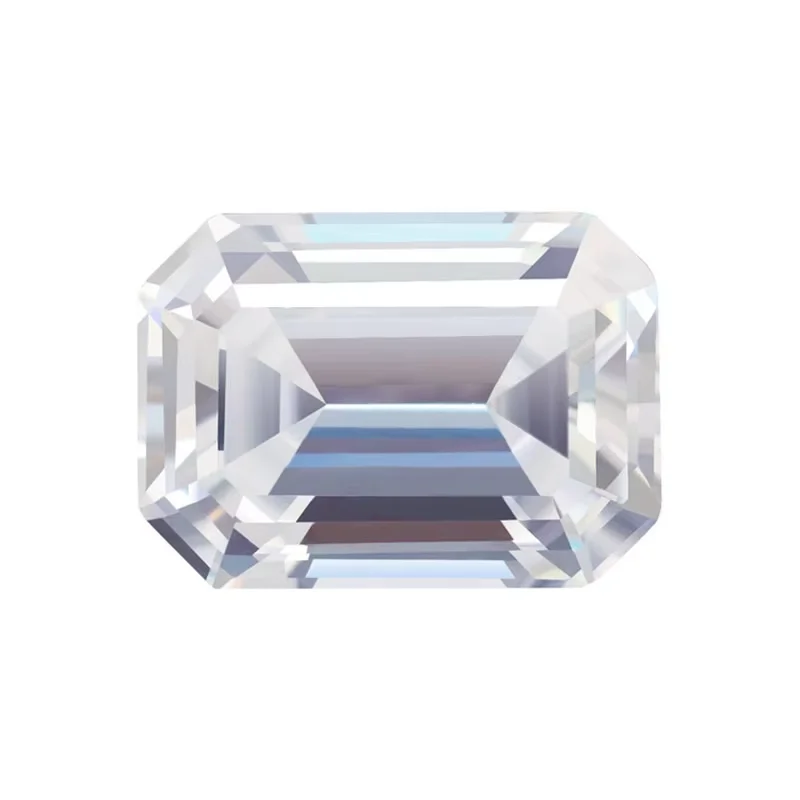 

Цена по прейскуранту завода-изготовителя D белого цвета изумрудной огранки, синтетический муассанит, свободный муассанит для изготовления ювелирных изделий