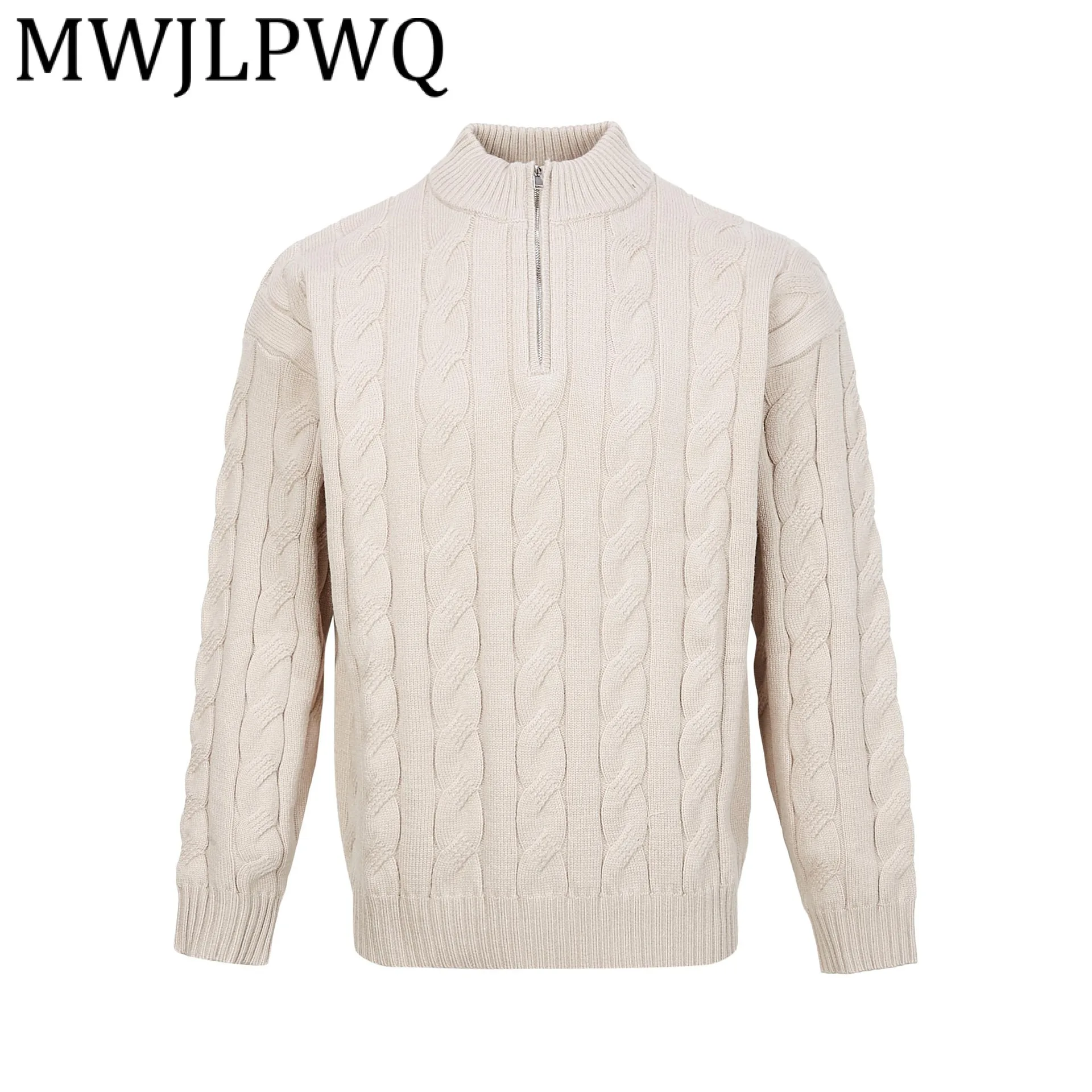 

MWJLPWQ EON MODISH 2024, новый зимний пуловер в американском уличном стиле, вязаный свитер 21559