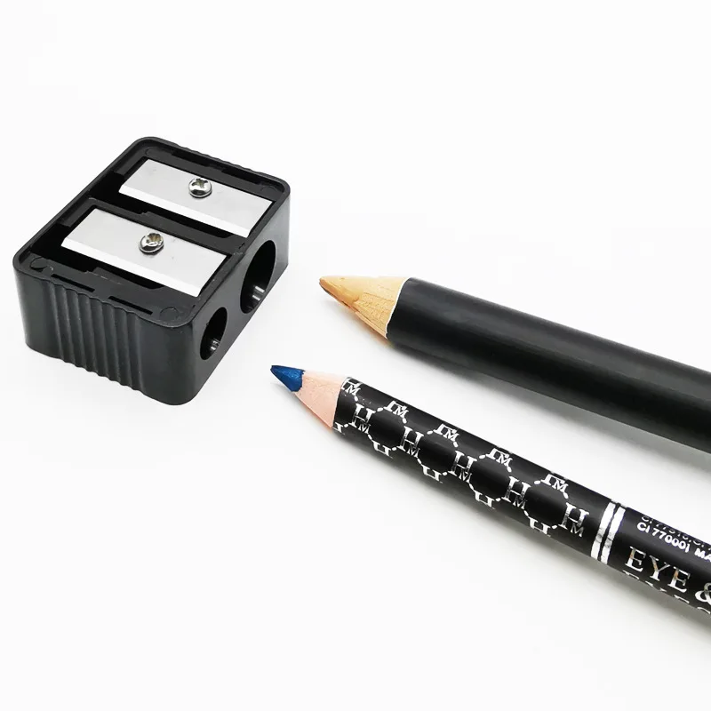 Eyeliner Eyebrow Lipliner Pencil Sharpener Double Hole Pencil Sharpener Pencil Plastic Pencil Special Pencil Sharpener Student