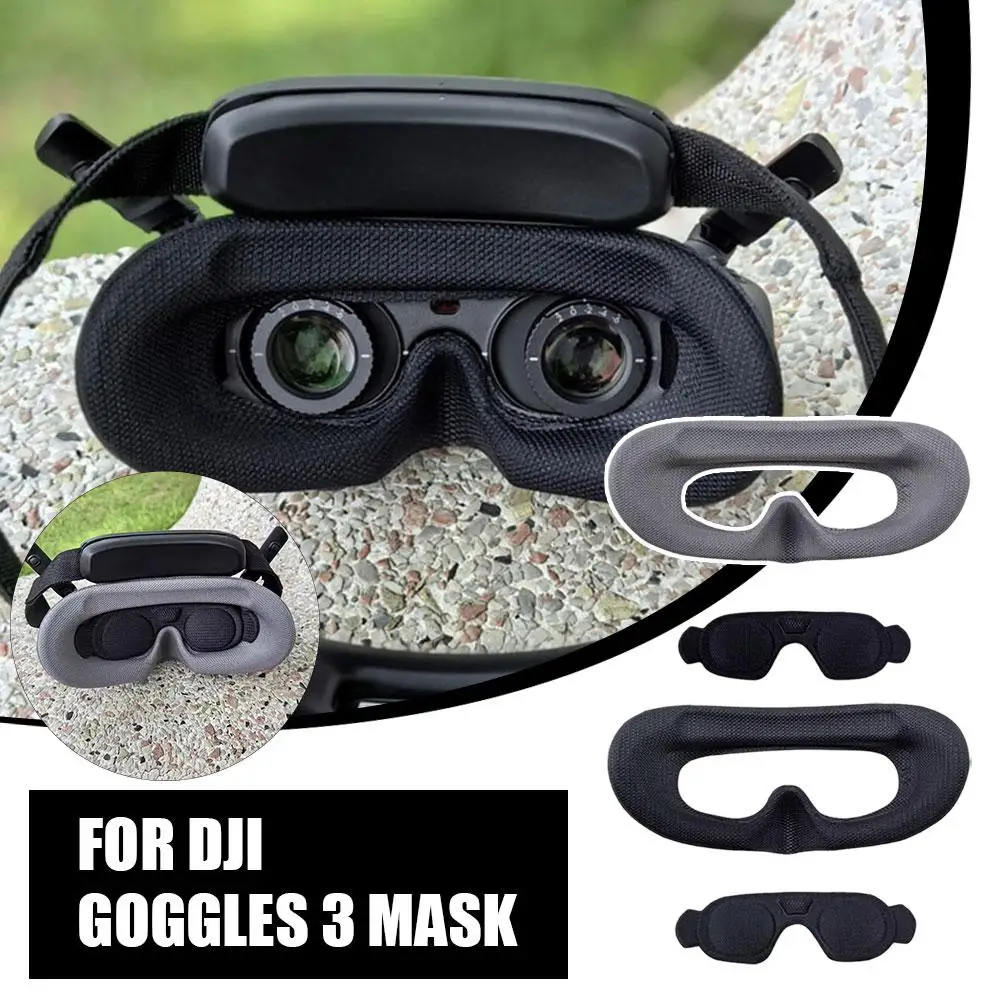 Almohadillas de espuma para dji AVATA 2, 3 almohadillas de esponja para máscara de ojos, cómodas, relleno de espuma para gafas dji, 3 accesorios para exteriores, R9G1