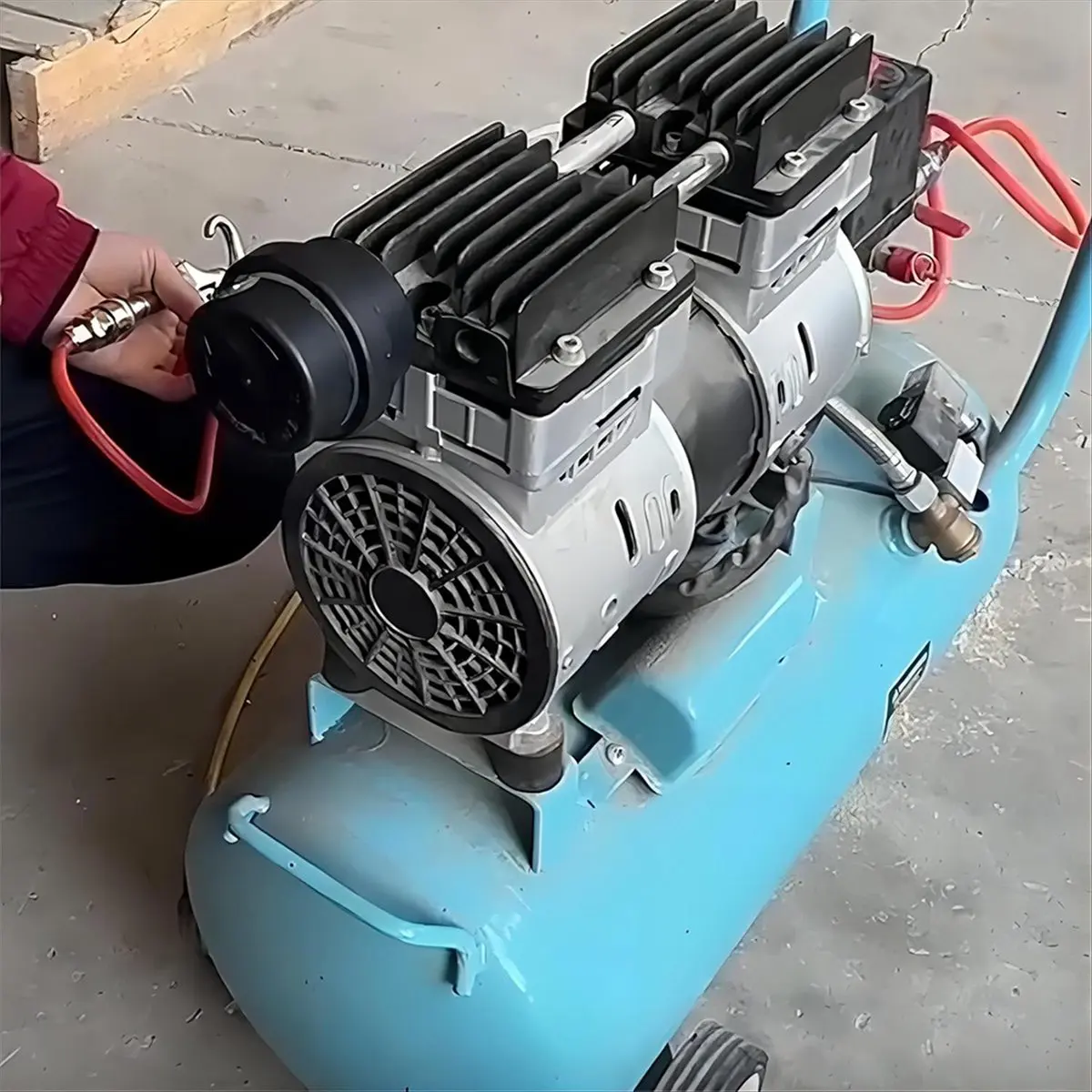 A95G 2Pcs 1/2inch Thread Air Compressor , 20mm Air Compressor Filter Muffler for Generator, Exhaust Port H-067-1/2