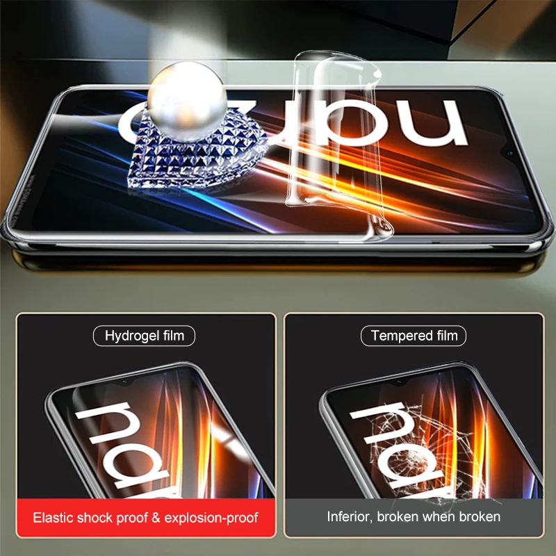3 pçs tela frontal filme de hidrogel macio para realme narzo 50i prime realmi narzo 50 i narzo50i prime capa de película protetora clara