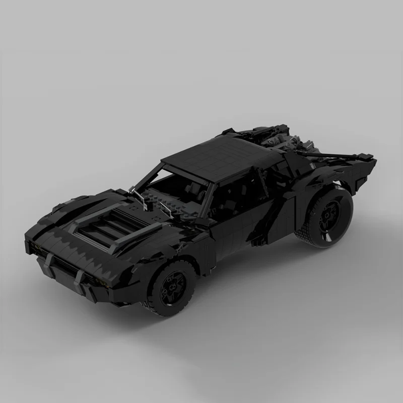 1285 قطعة MOC UCS Batmobile 2022 روبرت باتينسون مات ريفز Batmanes خارقة مركبة لتقوم بها بنفسك نموذج اللبنات هدية عيد ميلاد #5