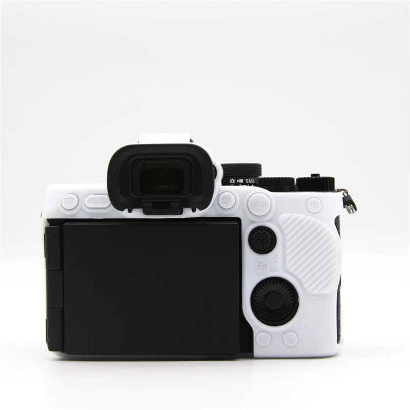 السيليكون كم درع حالة غطاء الجسم حامي الإطار الجلد لسوني a7r5 a7rm5 A7RV A7R V كاميرا بدون مرآة واقية حقيبة فيديو #3