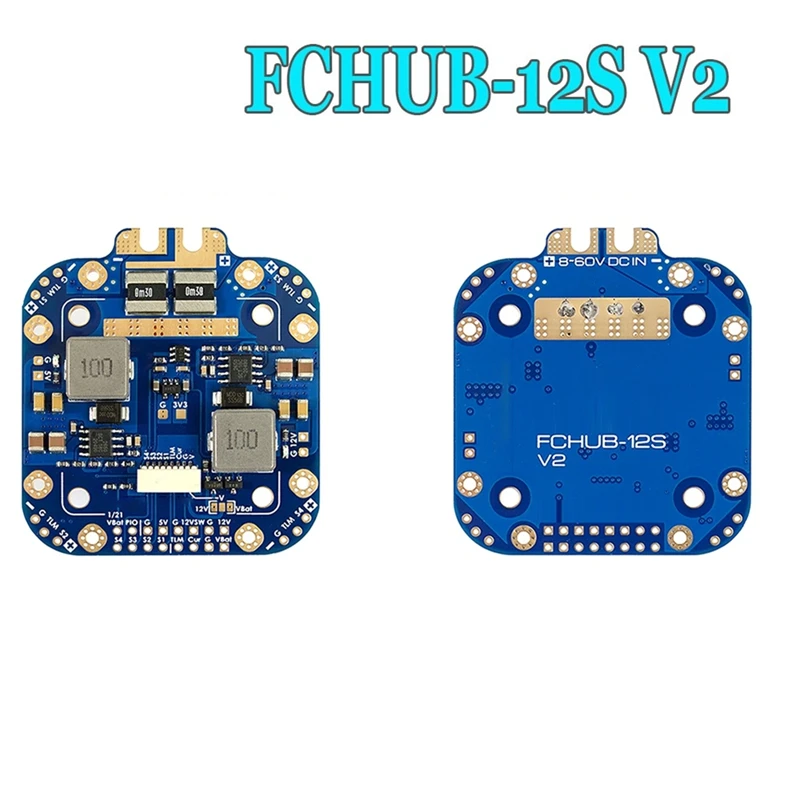 Xclass pdb FCHUB-12S v2 placa 5v & 12v saída com sensor de corrente 3-12s lipo para rc drone fpv quadcopter multicopter