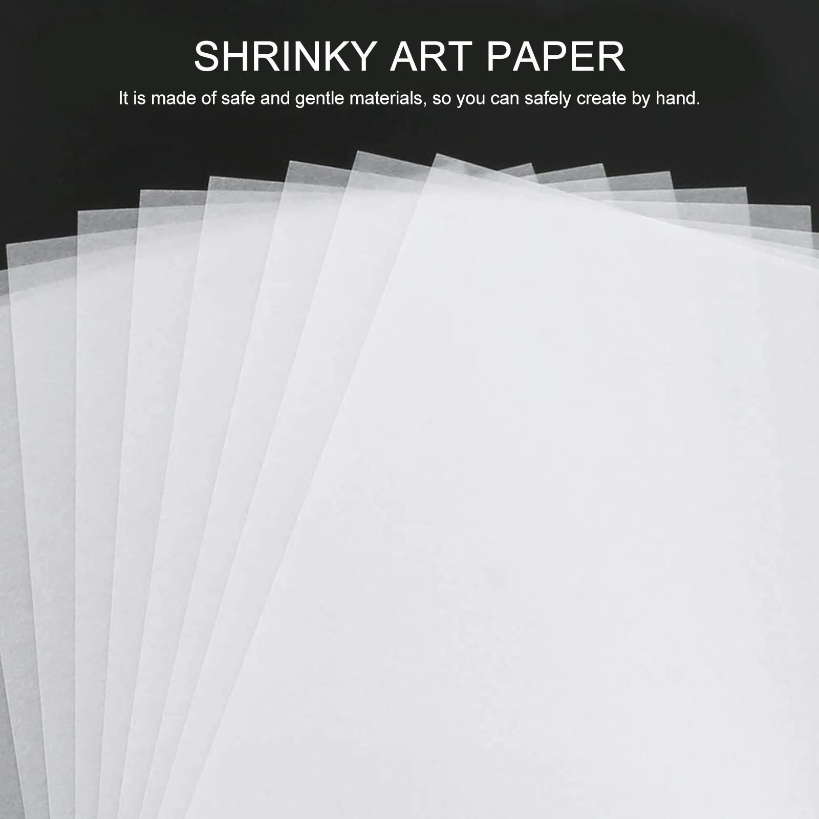 

1 set 1 Set Heat Shrink Sheet Kit Creative Clear Shrinky Art Craft For Diy Jewelry Making Kids Gift Party Decoration Materials