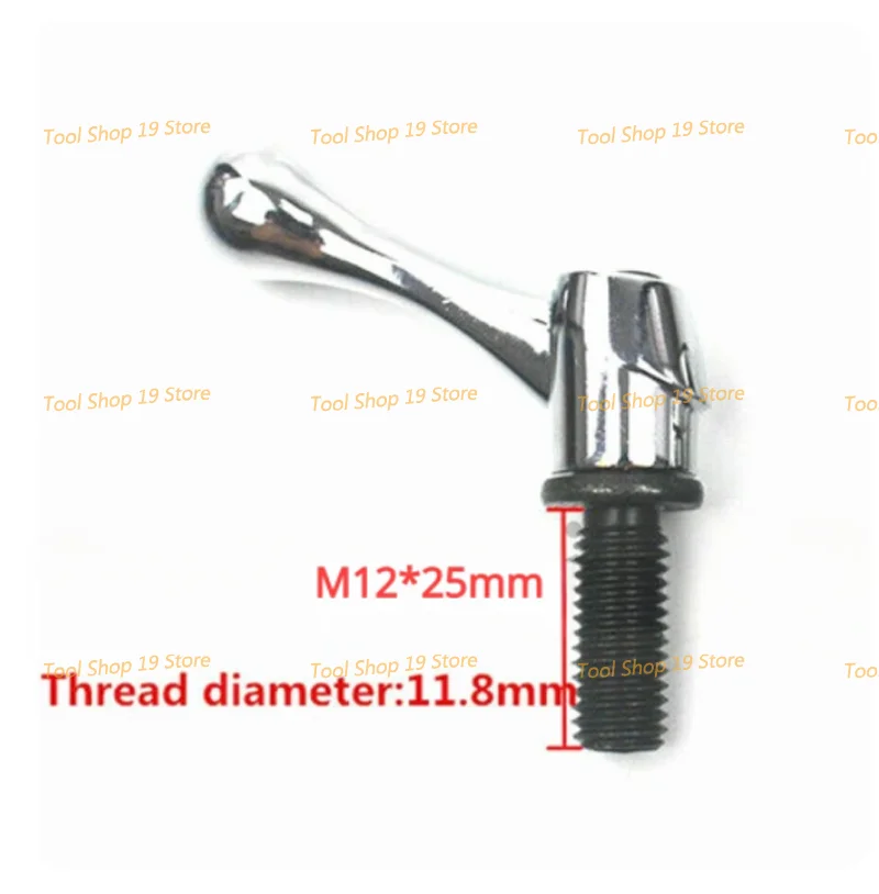 3pcs Milling Machine Table Lock Bolt Handle M12 Thread CNC Mills Mini Milling Machine Lathe Machine