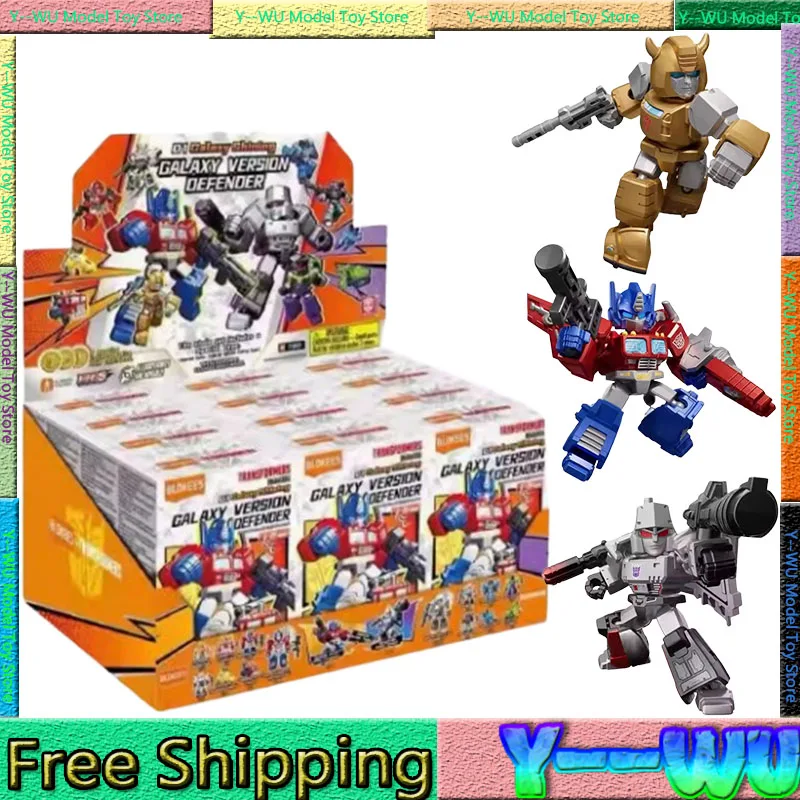 New Blokees Transformations Block Defender Version Wave1 Blind Box Transformations Action Figure Model Toys For Kids Xmas Gifts