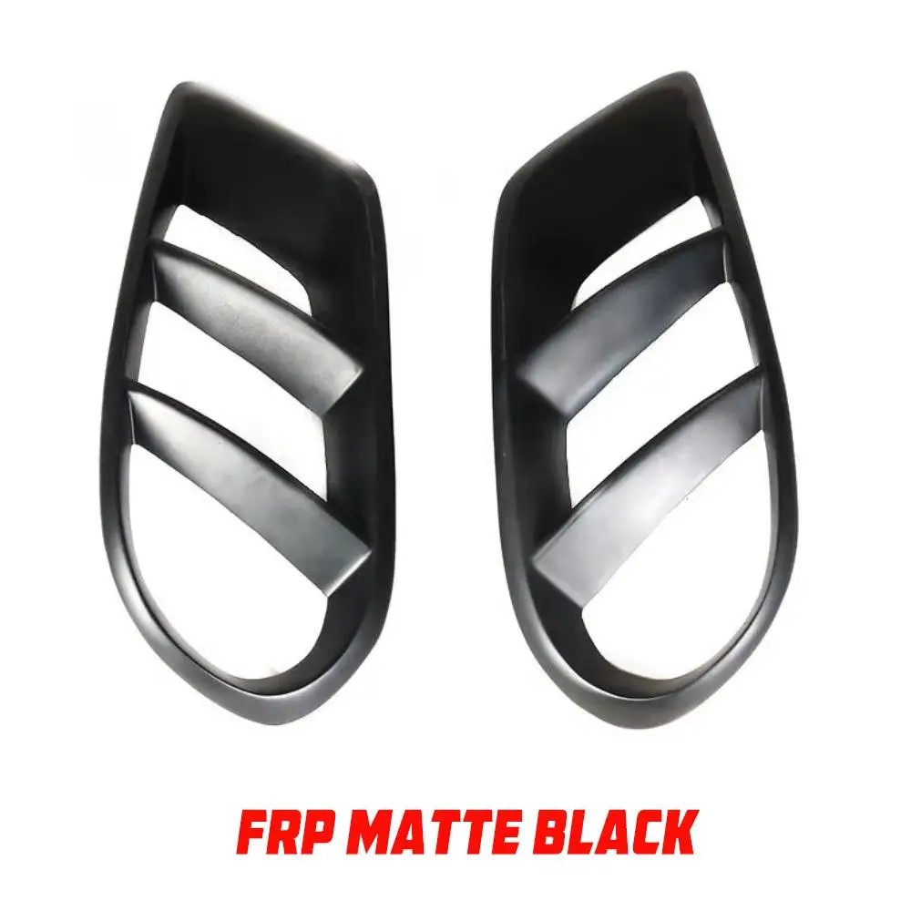 Voorbumper Air Vent Cover Mistlamp Trim Mesh Grill Frame voor Benz C Klasse W205 C43 AMG C180 C200 Sport 2015-2019 Carbon Styling