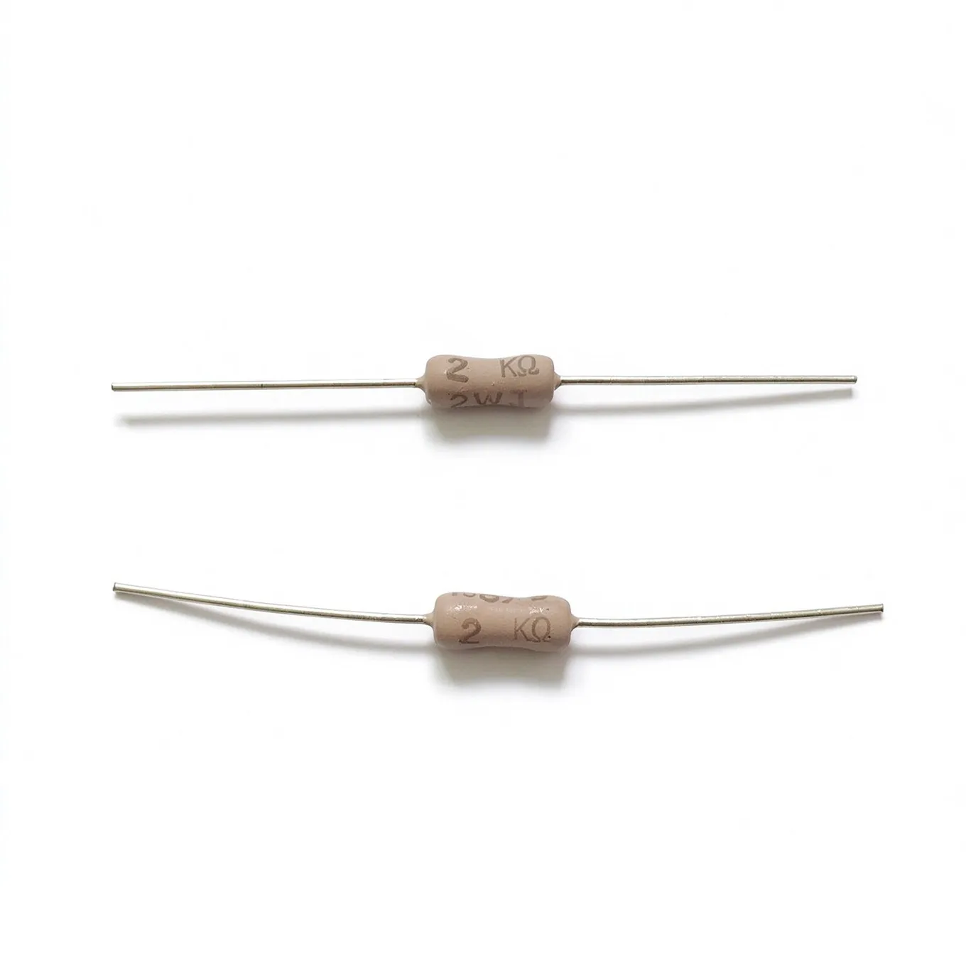 Original New 100% RSS02J2001A640NH 2W 2K 5% High-Power Heat-Resistant Metal Oxide Film Resistor 4.5X10MM (Inductor)
