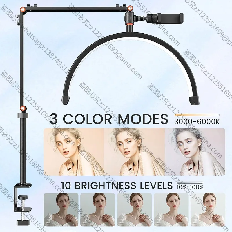 Suitable for Influencer Live Streaming Room，Home Beauty Fill Light, Photo Shooting Lamp
