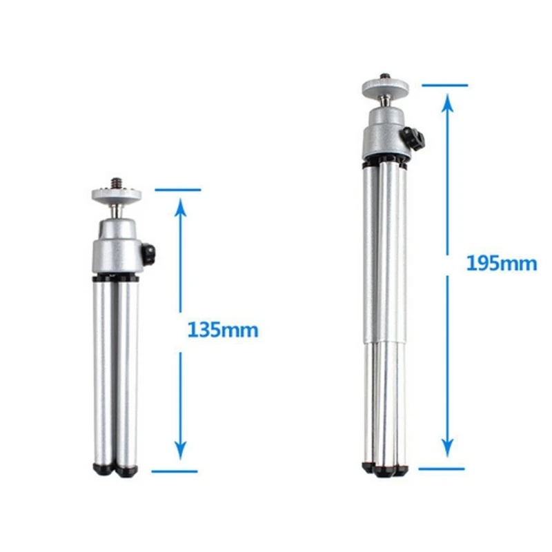 Tripod Mini Portabel untuk Ponsel Dudukan Logam Tripod Mini Fleksibel Tahan Lama untuk Kamera Proyektor dan Gimbal Ponsel
