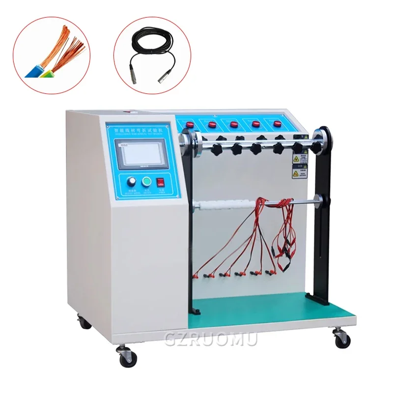 

Power cord swing tester Bending test machine 180 degree Wire and cable testing swing machine LED digital display 300W 220V